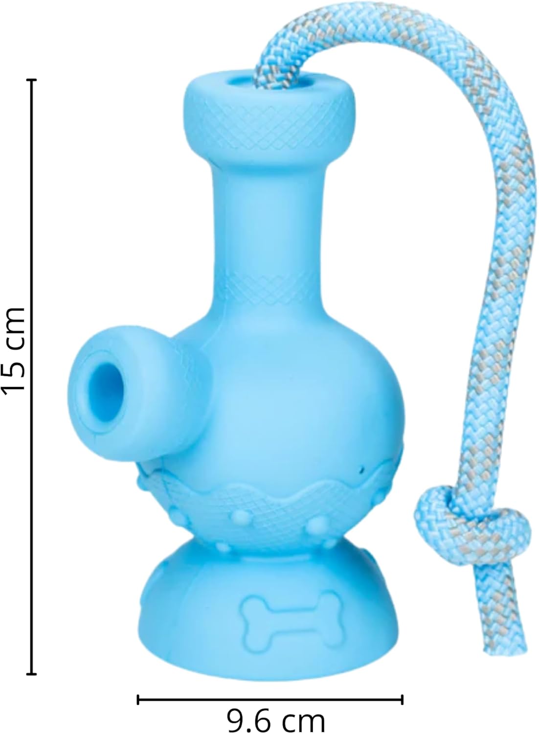 Puff Palz - Tug & Toke Juguete de Goma para Perros con Cuerda | - Imagen 3