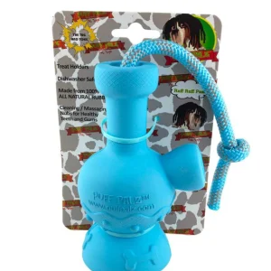 Puff Palz - Tug & Toke Juguete de Goma para Perros con Cuerda |